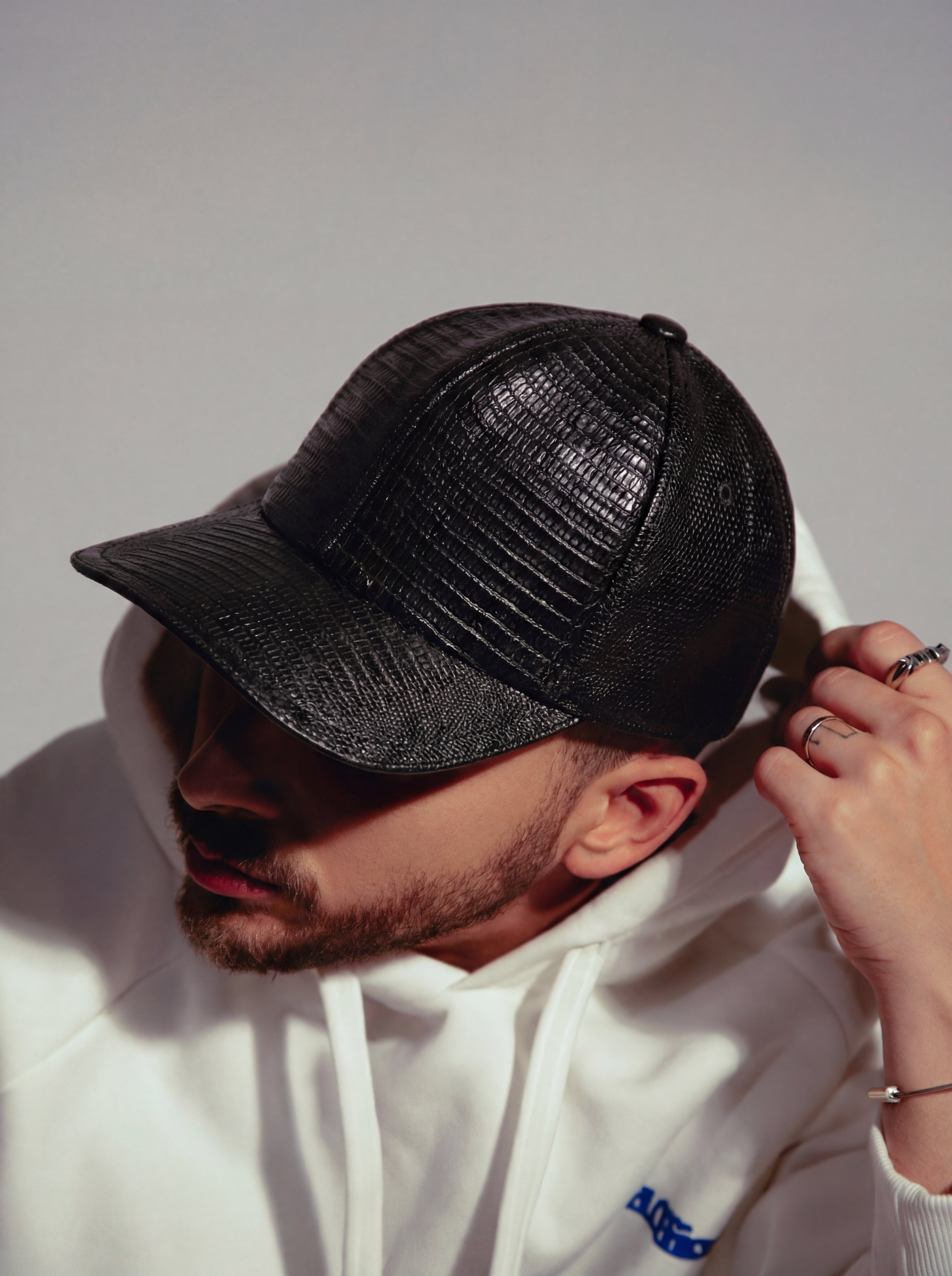 Gorra exótica grabado de armadillo (Lizard)