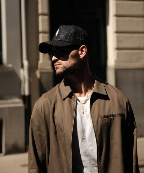 Gorra exótica de mantarraya (Mitad Malla)