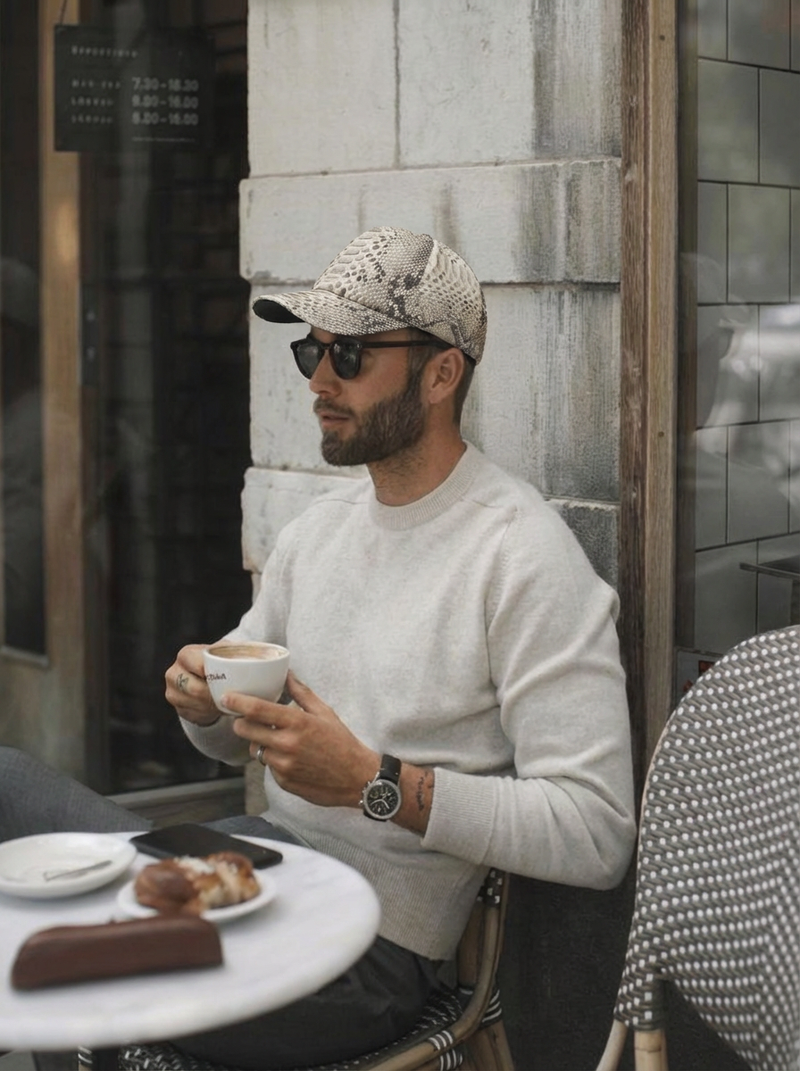 Gorra exótica de Python - Natural