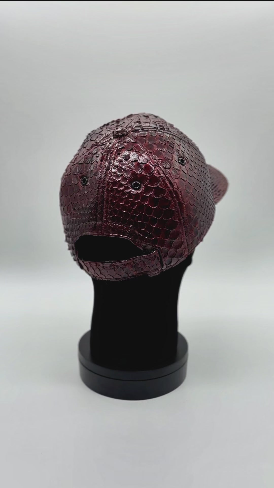 Gorra exótica de python - Vino